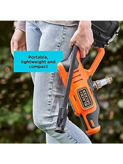 BLACK+DECKER 20V MAX Pressure Washer, 350 PSI (BCPW350C1)