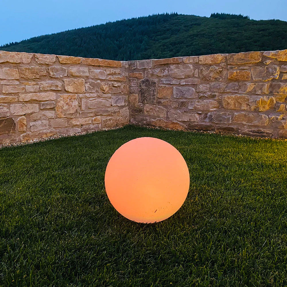 2 Boules lumineuses solaires solsty c30 ∅30cm Lumisky