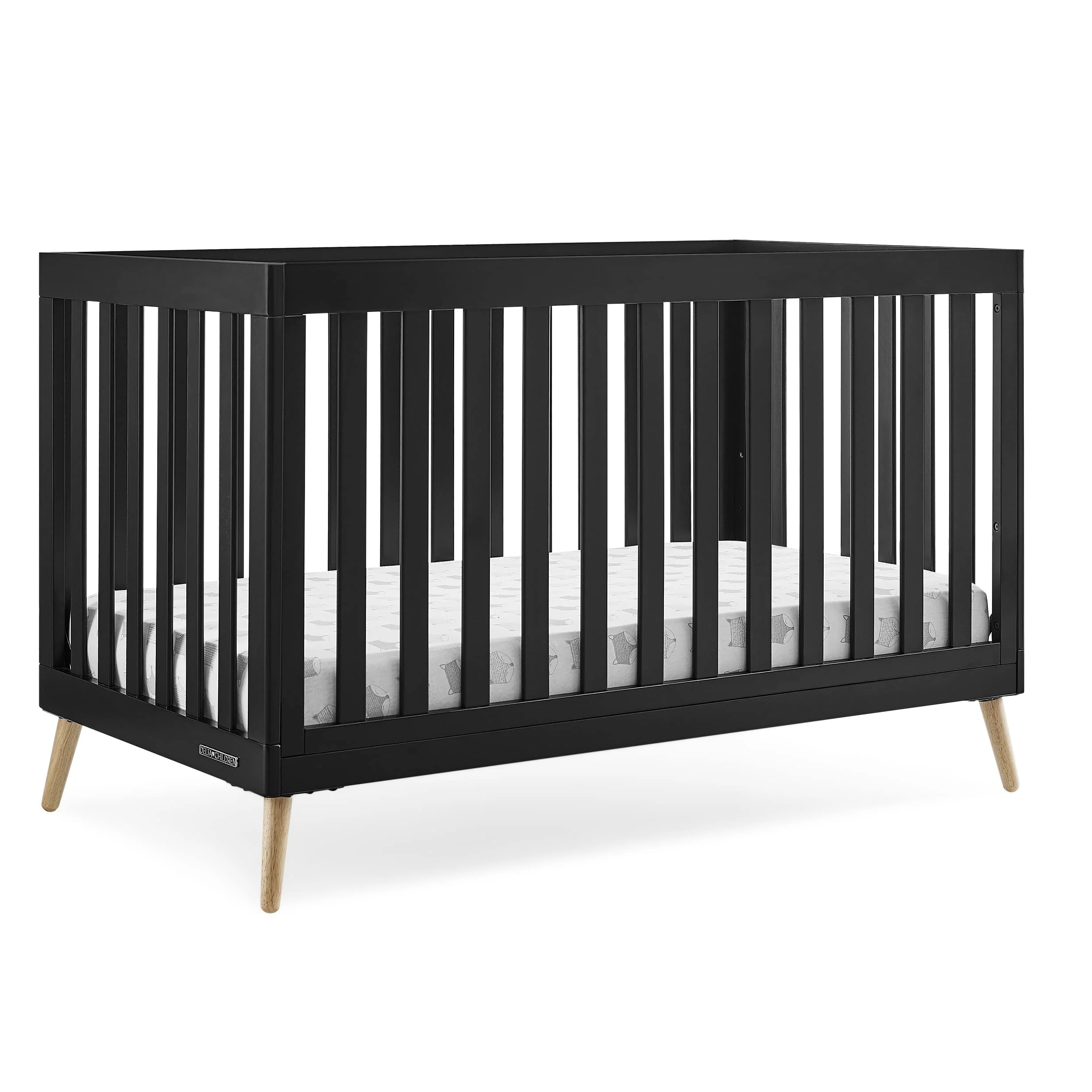 Essex 4-in-1 Convertible Baby Crib with Toddler Mattress