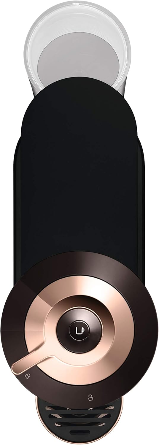 Nespresso Machine à café à capsules DeLonghi ENV 120.BWAE Vertuo Next Premium avec mousseur à lait, marron