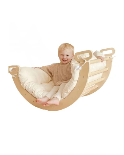 Arche d'escalade en bois bébés et enfants de 0 - 6 ans | Aire de jeux d'Intérieur