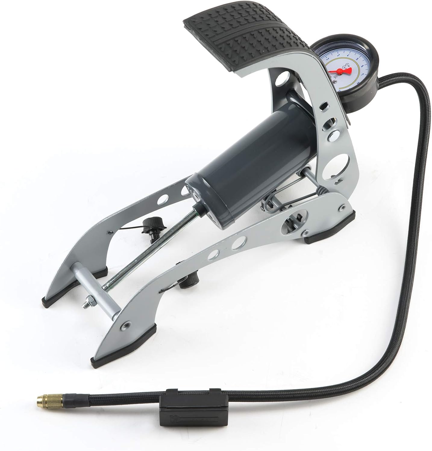 MICHELIN Pompe à Pied à Manomètre Homologué - 009500 Noir