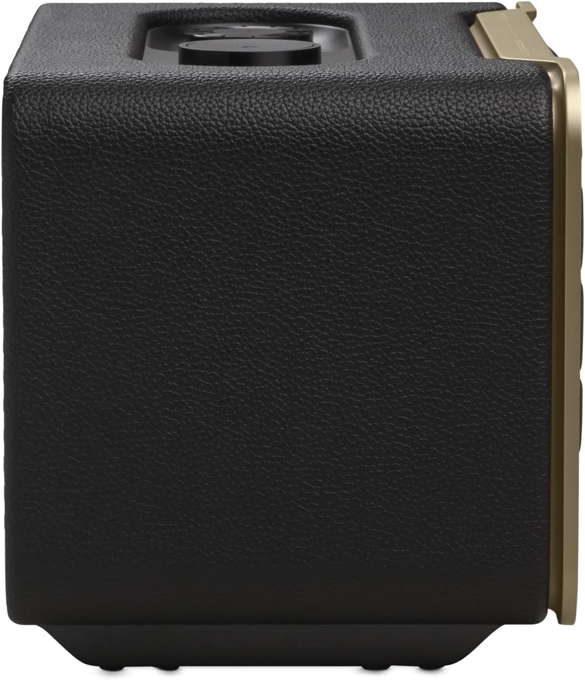 JBL Authentics 200 Enceinte Smart Home avec Wi-Fi, Bluetooth et assistants vocaux, design rétro, noire, Prise européenne (Type C)