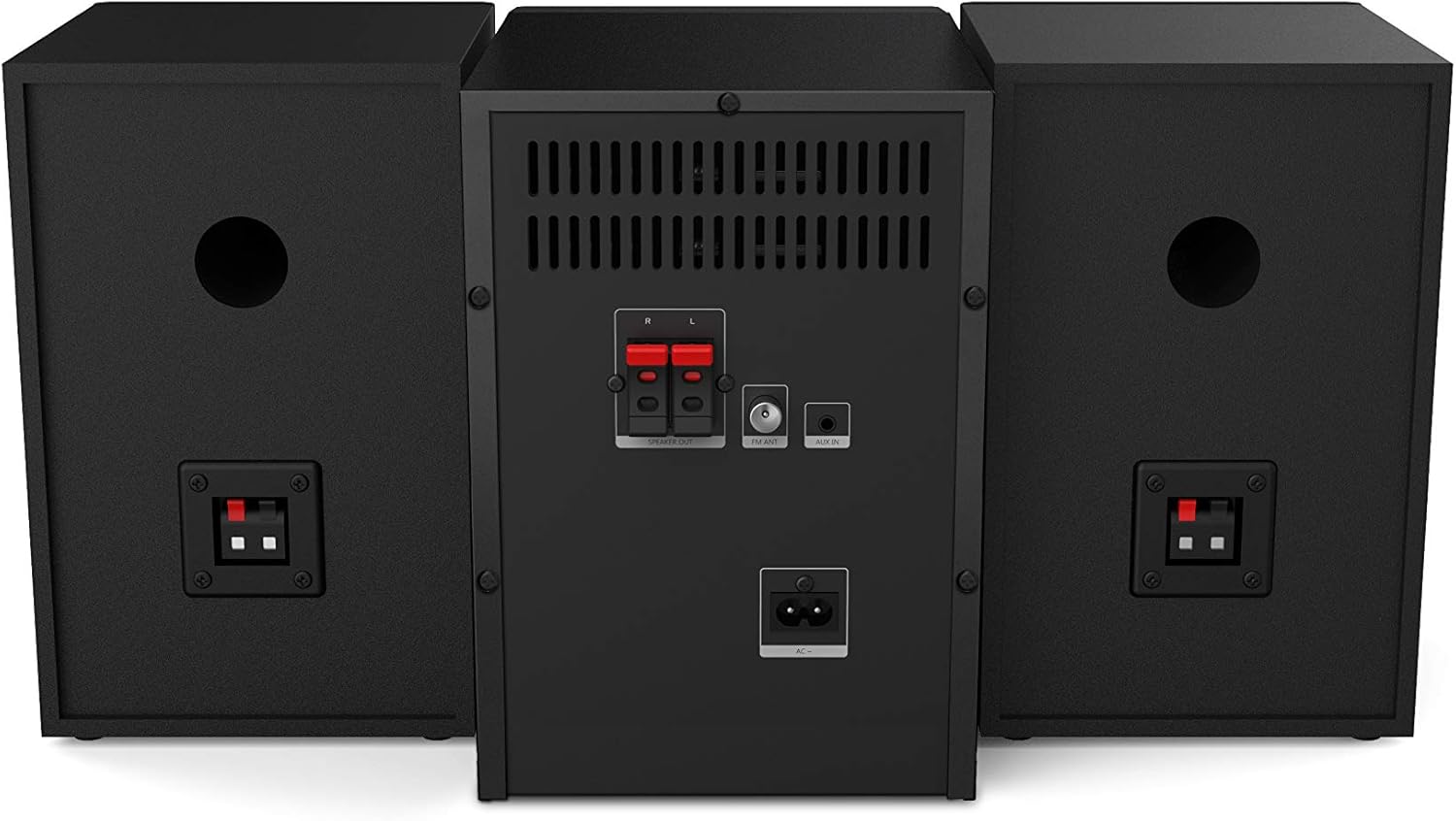 GRUNDIG Microsystème MS 300 Design, cassette, tuner FM, lecture MP3, USB, carte SD, Bluetooth, GHF1050, noir