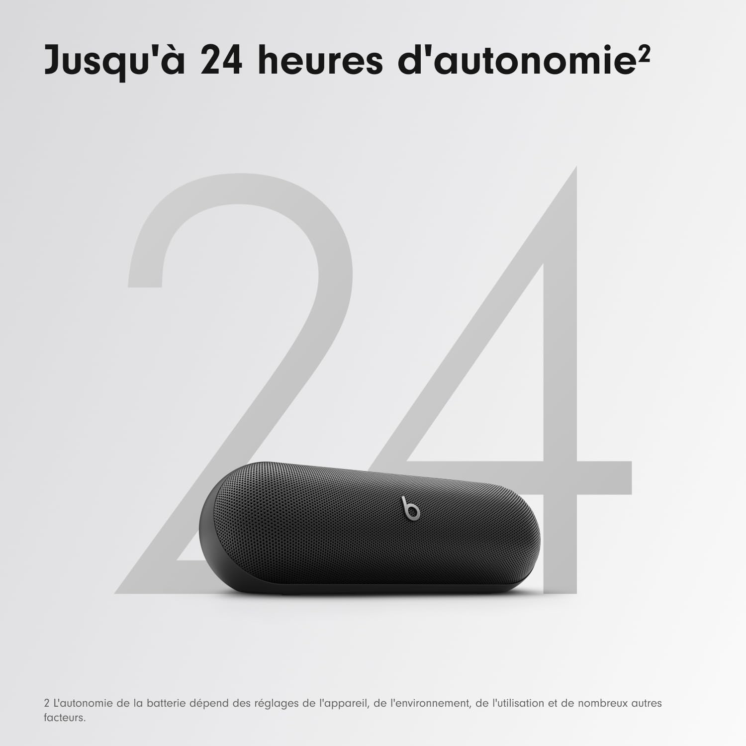 Beats Pill – Enceinte sans Fil Bluetooth et Recharge Mobile Via USB-C – Jusqu'à 24 Heures d'autonomie, résistance à l'eau (IP67), compatibilité Apple et Android, Microphone intégré – Champagne