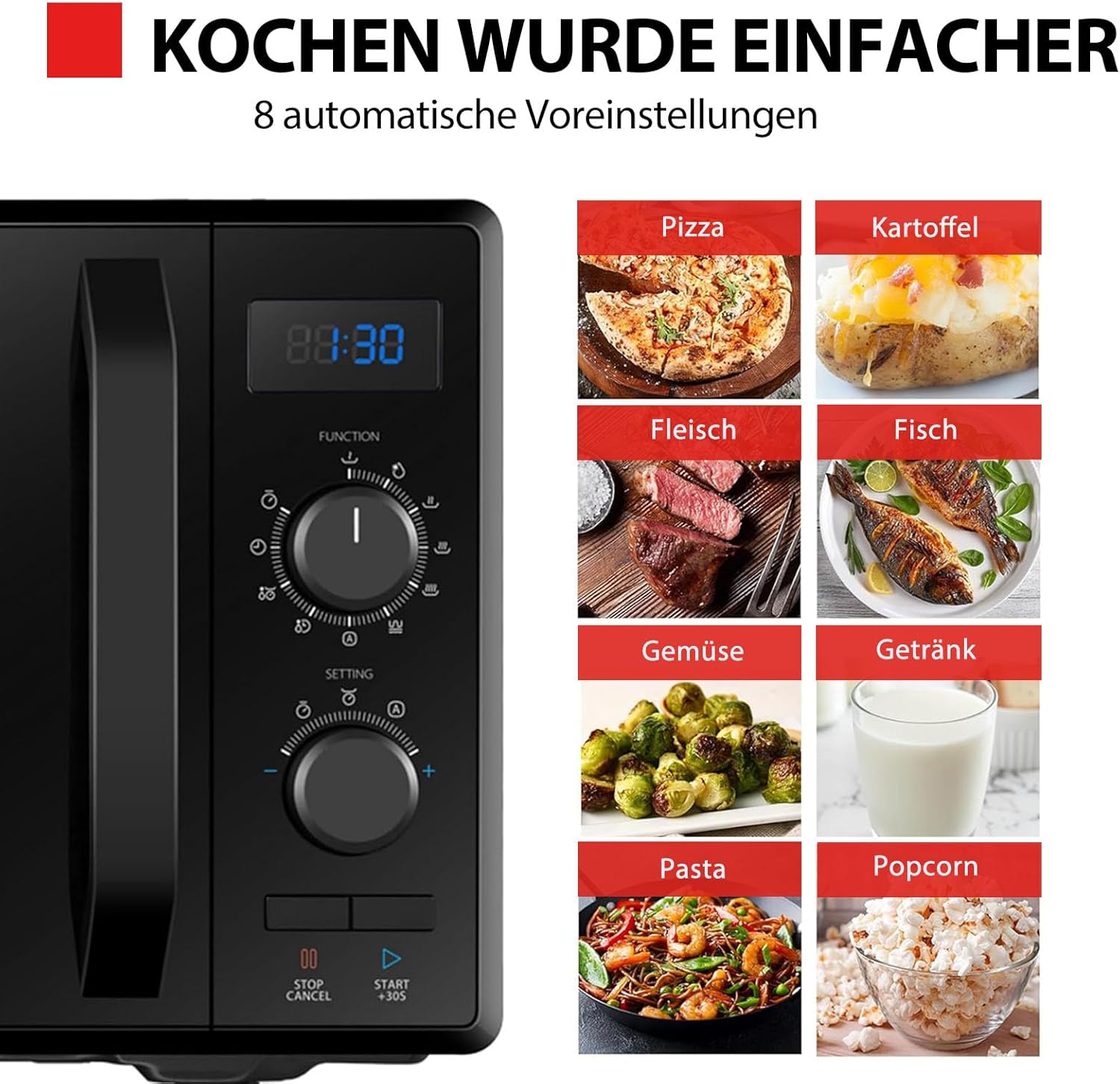 Toshiba Four à micro-ondes 4-en-1 25L MV-TC25T(BK), Technologie Origin Inverter, Micro-ondes avec friteuse à air chaud & Air chaud & Grill & Fonction Combi, 2100 W, Noir