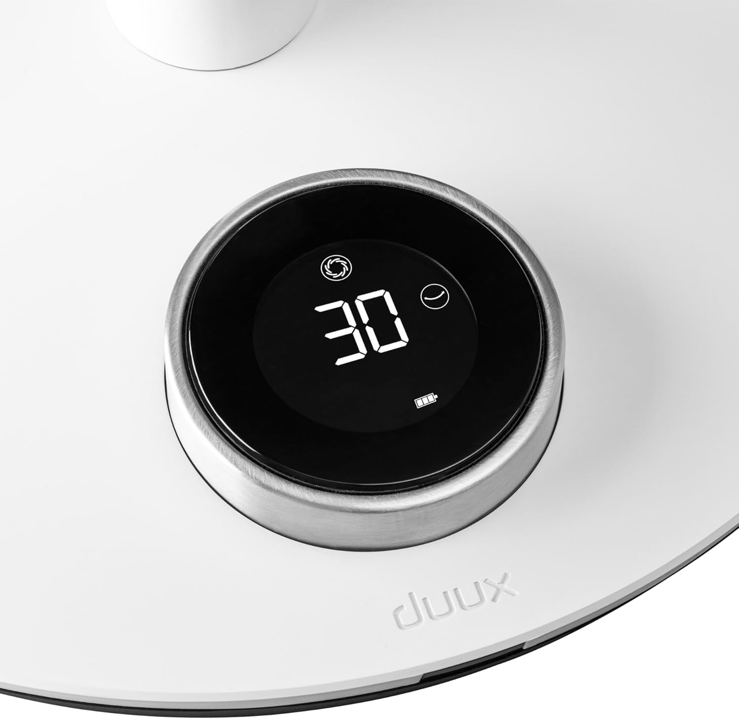Duux whisper Flex Ultimate Blanc - Ventilateur sur pied - Ventilateur silencieux sur pied avec mode nuit et minuterie - Contrôle télécommande et smartphone - Batterie incluse