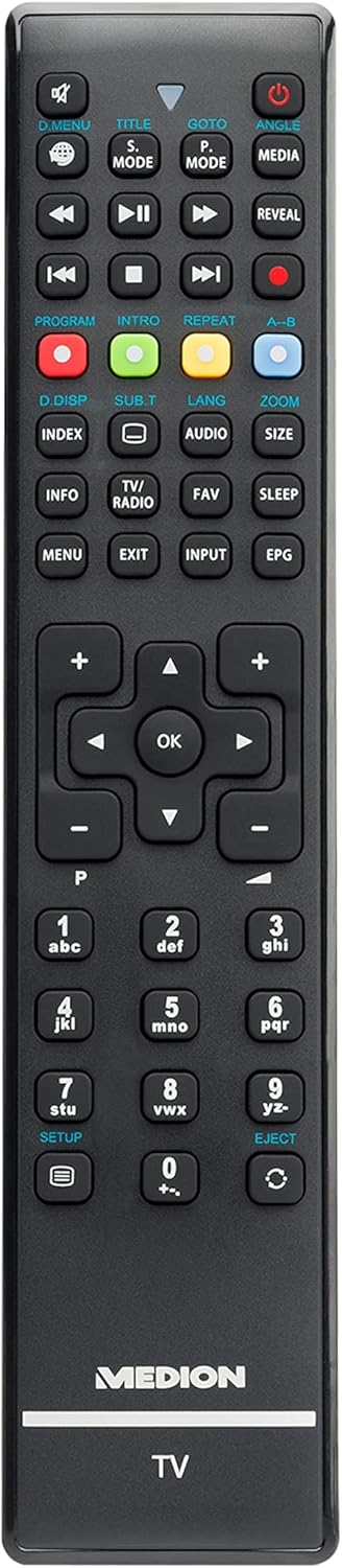 MEDION E14080 (MD 30224) Téléviseur Full HD 100,3 cm (40 Pouces) (Lecteur DVD intégré, récepteur Triple Tuner DVB-T2 DVB-C DVB-S2, 2 x HDMI, VGA, USB, Mediaplayer, CI+)