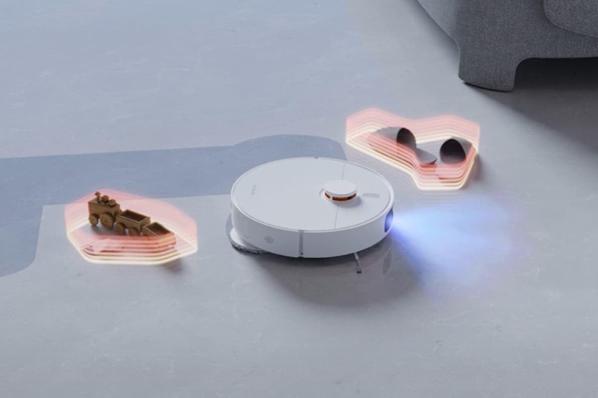 Xiaomi Robot Vacuum X20+ Aspirateur Robot, Station Tout-en-Un (Puissance d'aspiration de 6000 Pa ; 140 Min autonomie ; autonettoyage, vidage, séchage et Remplissage d'eau ; Application/contrôle)