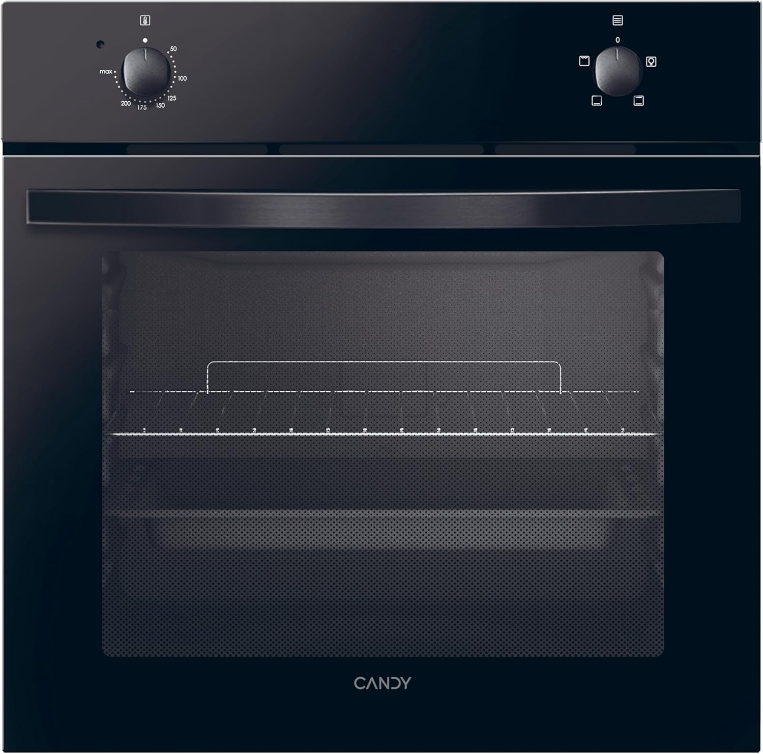 CANDY Four encastrable émail lisse FIDC N100, 70 litres, 3 modes de cuisson