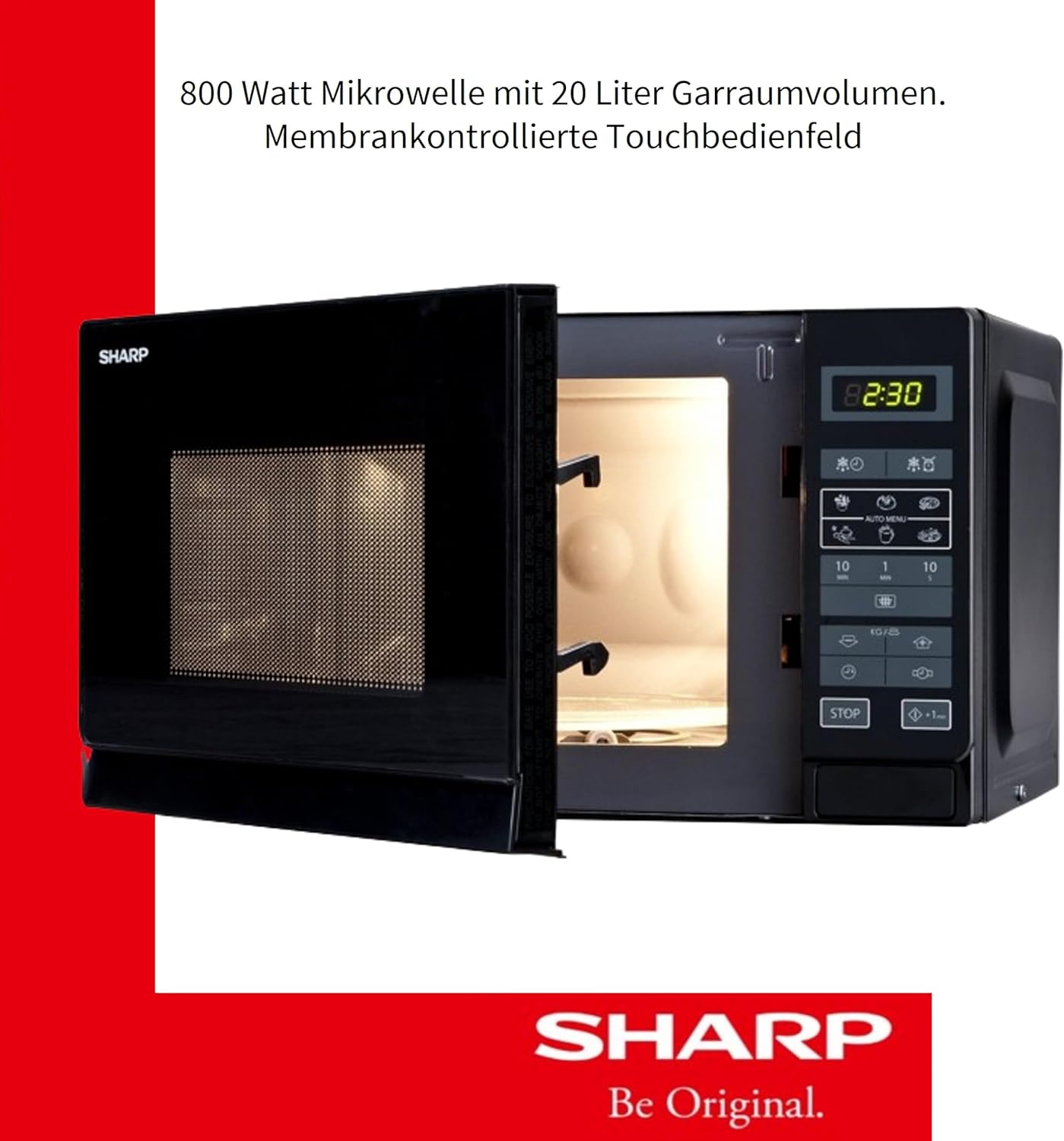 Sharp R-242WW Micro-ondes Solo 20 litres - Blanc