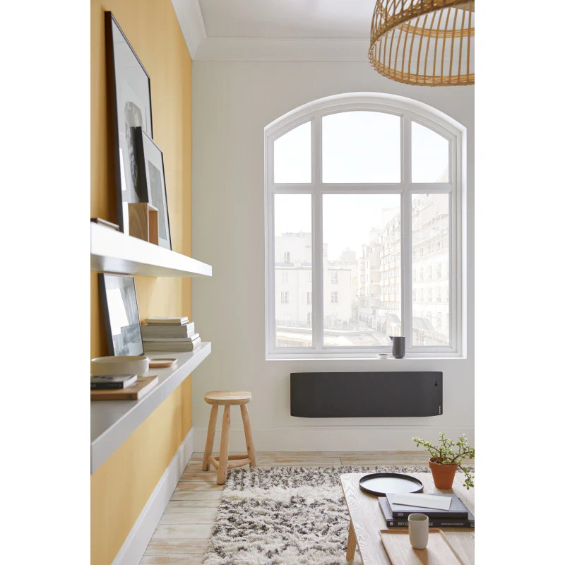 Radiateur Connecté Lumineux Plinthe Divali 1500w Gris étoilé   507633 Atlantic