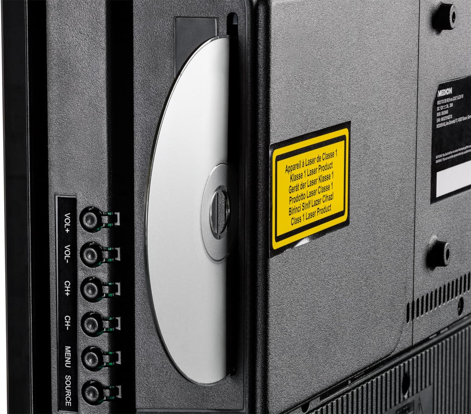 MEDION E14080 (MD 30224) Téléviseur Full HD 100,3 cm (40 Pouces) (Lecteur DVD intégré, récepteur Triple Tuner DVB-T2 DVB-C DVB-S2, 2 x HDMI, VGA, USB, Mediaplayer, CI+)