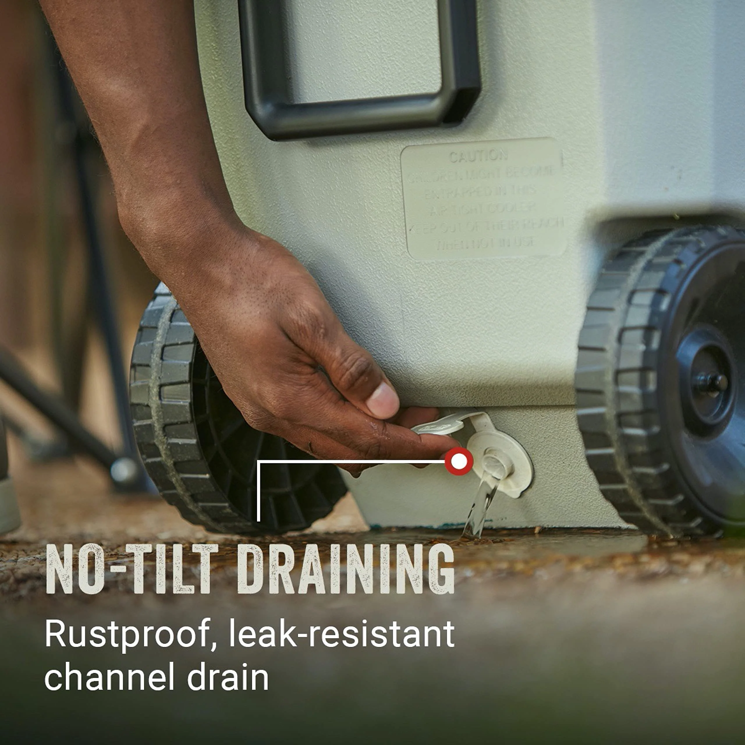 Coleman 316 Cooler 100QT WHL 5863 RCK/W/RCK SIOC