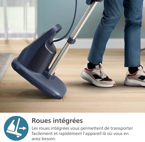 Philips Série 8500 Solution de repassage Tout-en-Un-Planche multi-angle, Technologie anti-brûlure, Socle amovible, Double technologie de chauffage, Élimine 99,9% des bactéries et acariens*(AIS8530/20)