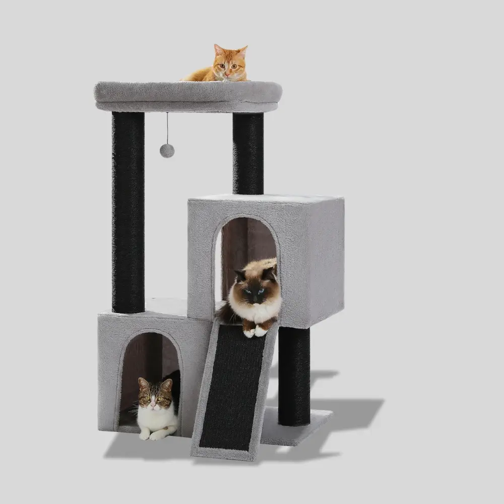 Arbre à chat en sisal - Sieste, jeu et griffades