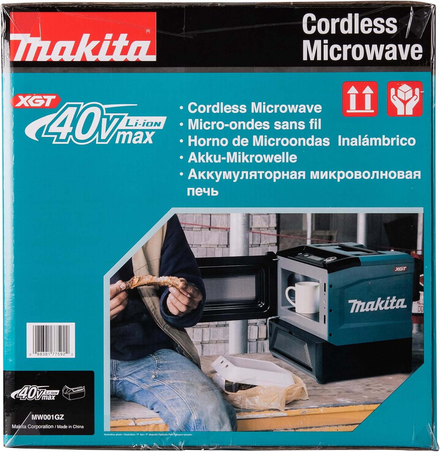 Four micro-ondes 500W XGT 40V (solo) - MAKITA MW001GZ