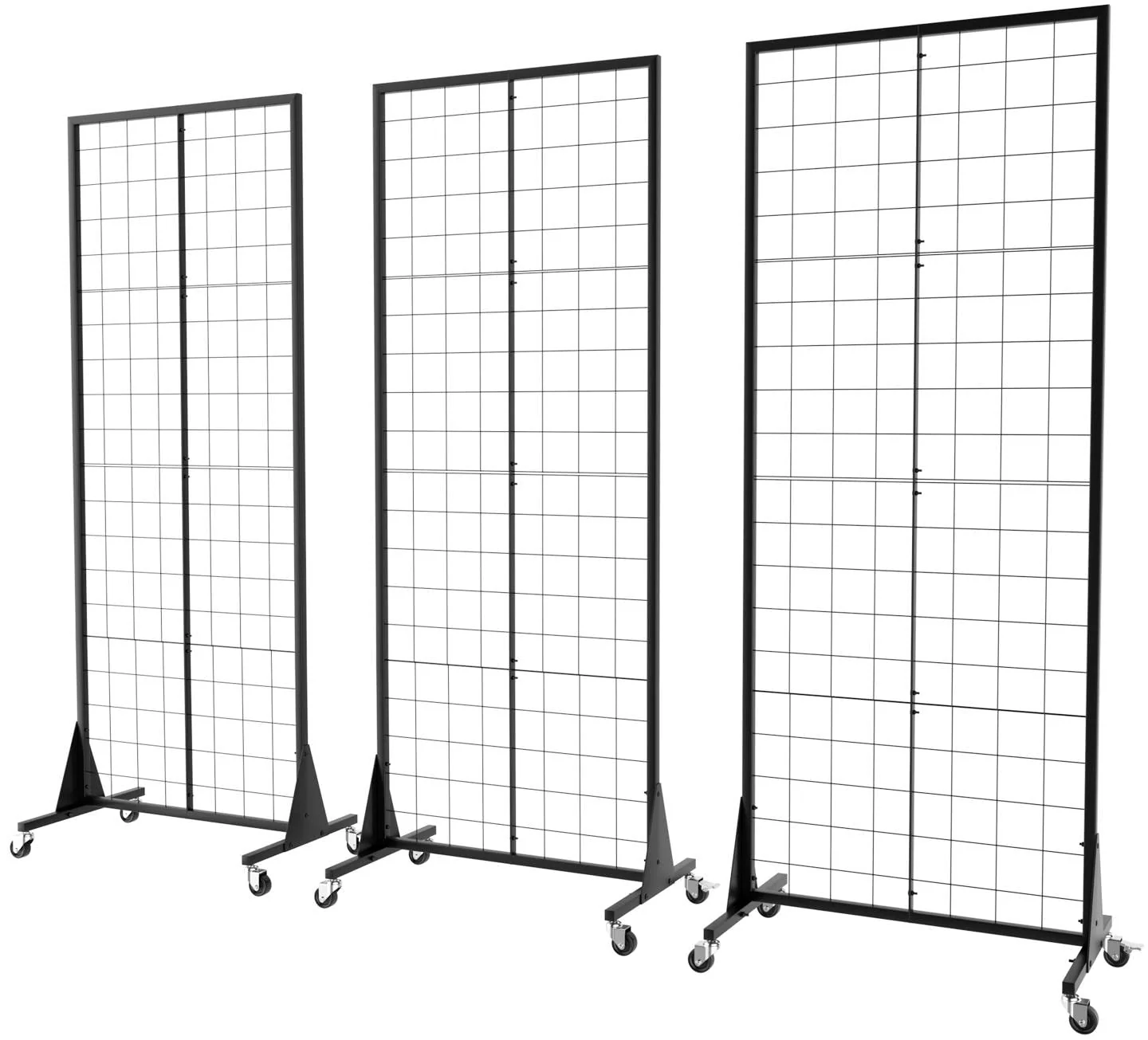 Blasinc 3-Pack 2'x5.5' Ft Gridwall Panel Display Stand