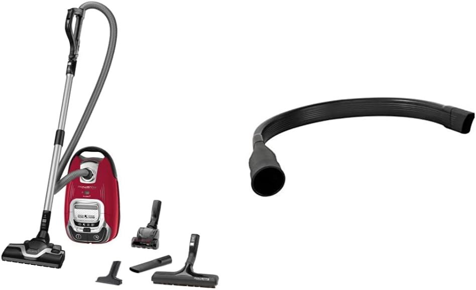 Rowenta Silence Force Aspirateur avec Sac Silencieux, Performant, Capacité 4,5 L & Lot de 4 Sacs Hygiène+, Compatibles avec Les aspirateurs traineau Compact Power, Power XXL
