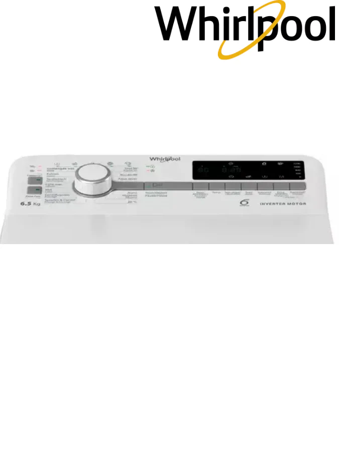 Whirlpool TDLR65241BSBE
