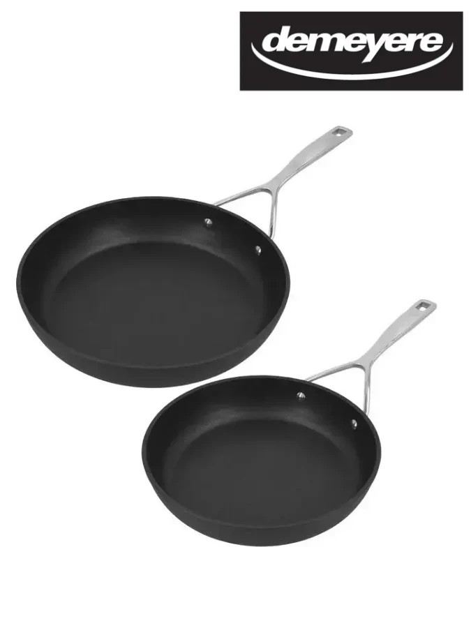 DEMEYERE ALU PRO 5 Set de poêles Duraslide Titanium, 2-pces 24 - 28 cm