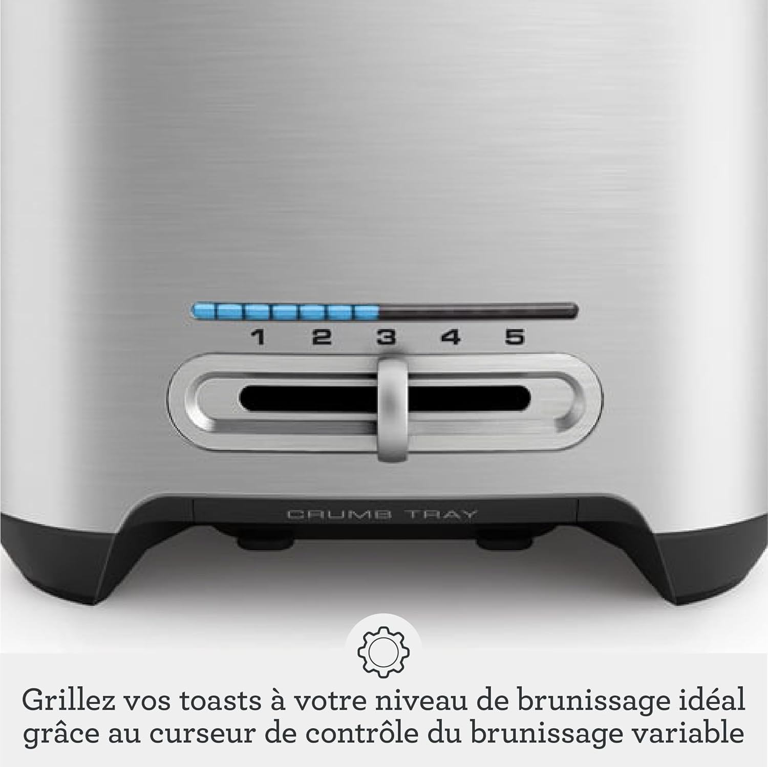 Sage - The Smart Toast Grille-pain 4 tranches, Aluminium Brossé