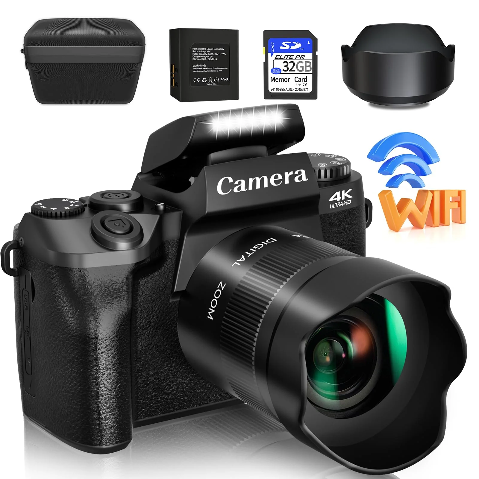 Saneen Digital 4k Cameras for Photography & Video