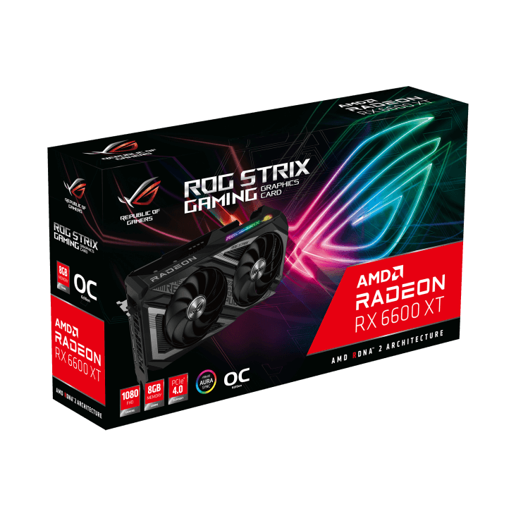 Asus ROG Strix Radeon™ RX 6600 XT O8G Gaming