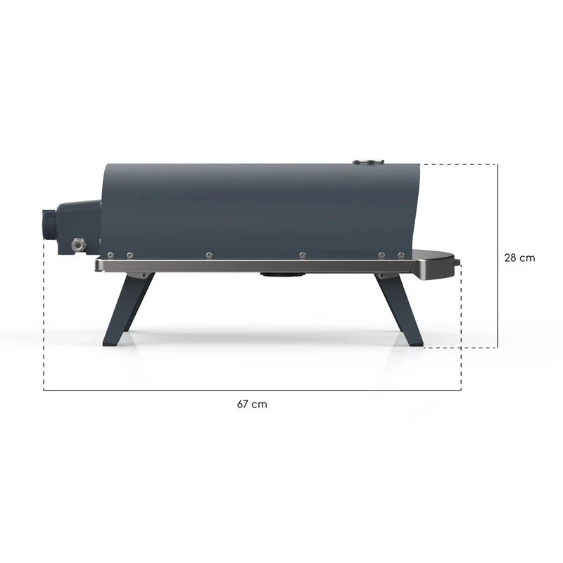 Four à Pizza PIANA à gaz Ardoise Ziipa