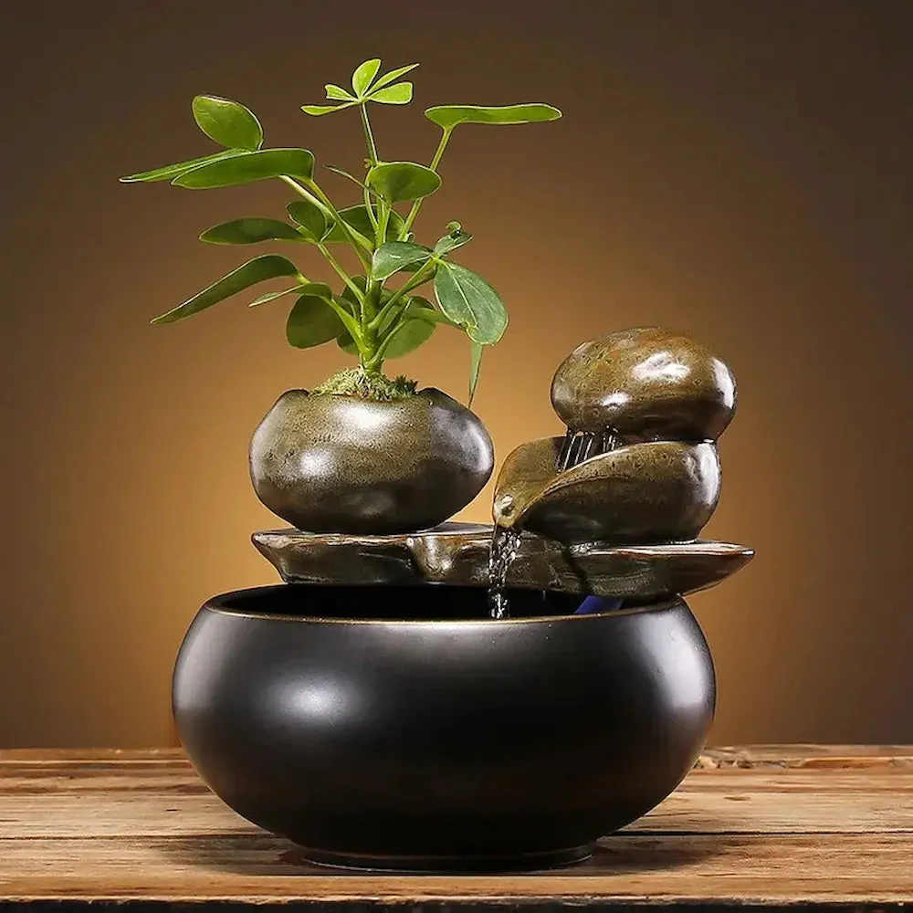 Fontaine à eau chat design - Céramique durable