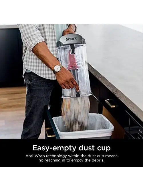 Shark ZU102 Rotator Pet Upright Vacuum with PowerFins HairPro & Odor Neutralizer Technology, Charcoal, 2.9 L Dust Cup