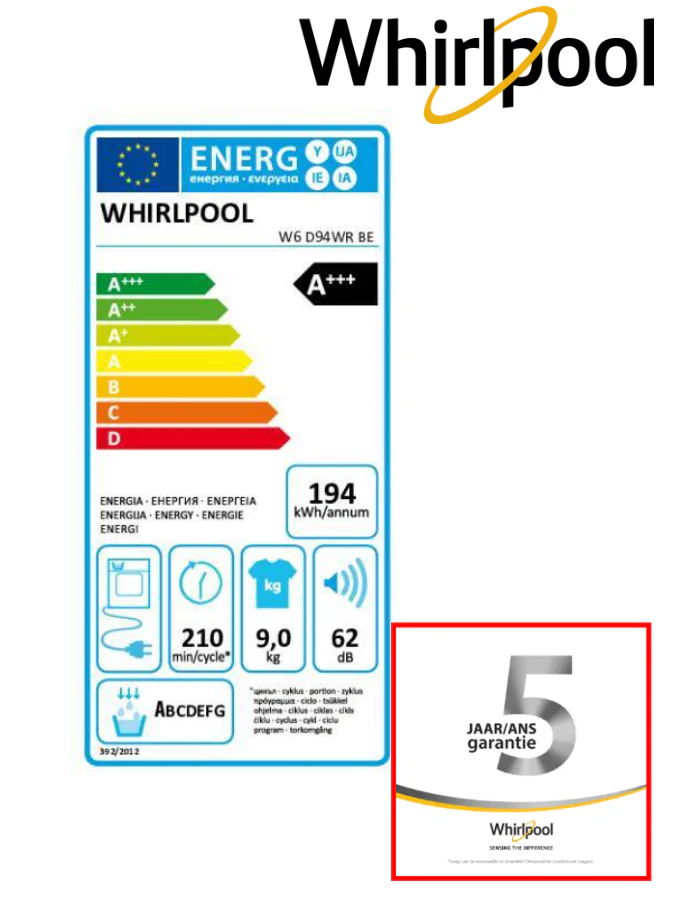 Whirlpool W6D94WRBE