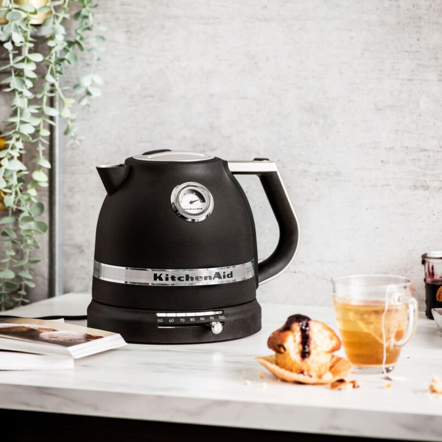 KitchenAid Artisan Bouilloire Électrique | Température Réglable | Bleu encre 1,5 L