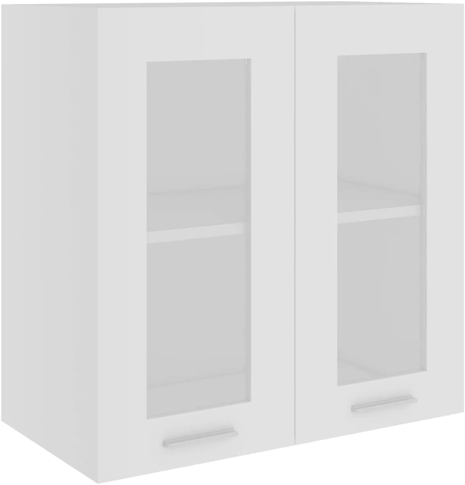 vidaXL Armoire à Micro-Ondes Placard Armoire de Rangement Meubles de Cuisine avec 4 Etagères Intérieur Maison Gris Béton 60x57x207 cm Aggloméré