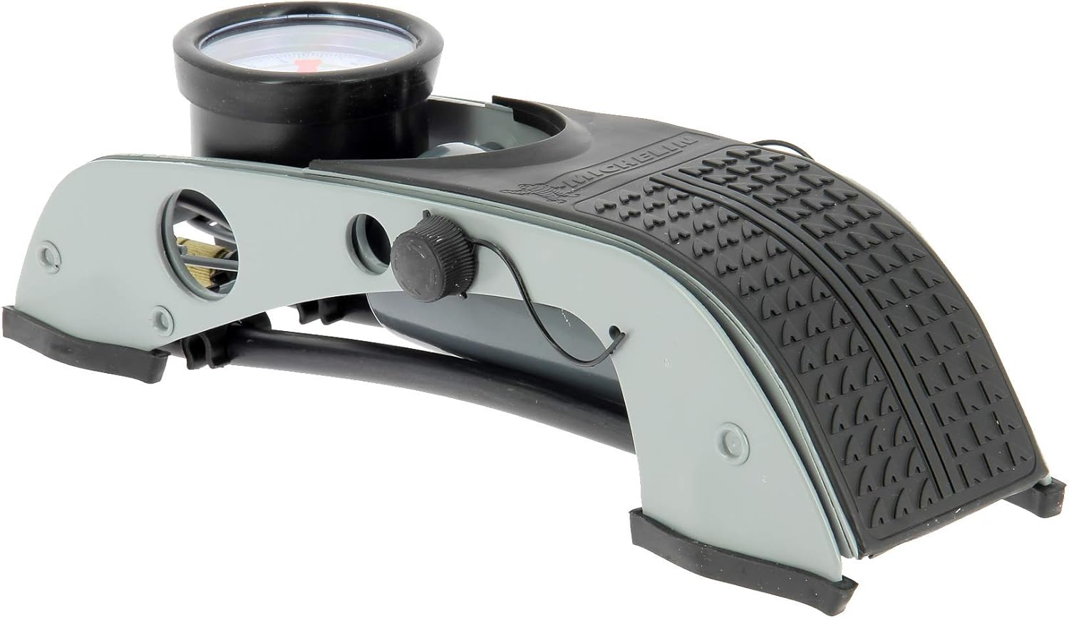 MICHELIN Pompe à Pied à Manomètre Homologué - 009500 Noir