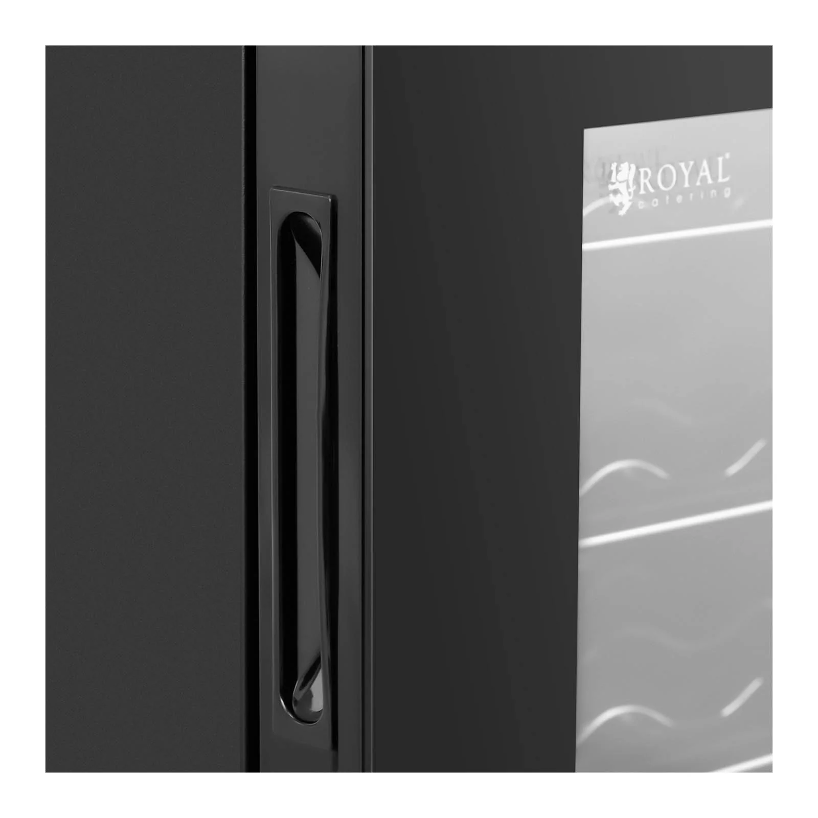 Cave à vin 70 litres  11 - 18 °C acier peint par poudrage noir 14_0005349