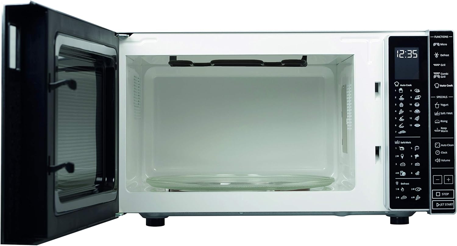 Whirlpool MWP 303 SB Four à micro-ondes, 30 litres, argent/noir & Wpro AVM305 Plat Crisp Diamètre: 30.5 cm