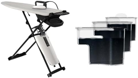 Laurastar Smart I Système de Repassage Avec Fer Professionnel Générateur Vapeur et Table Active Température Unique, Roulettes, Réservoir Amovible