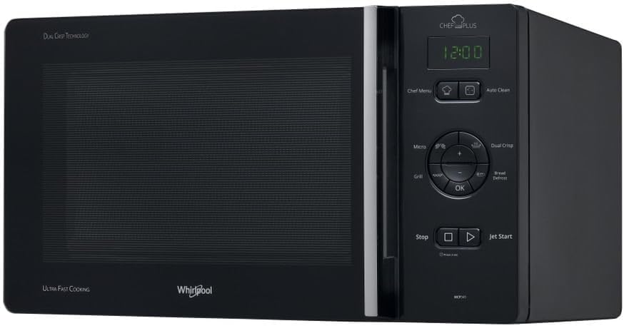 Whirlpool MCP345BL - Four à micro-ondes, 25 l argent