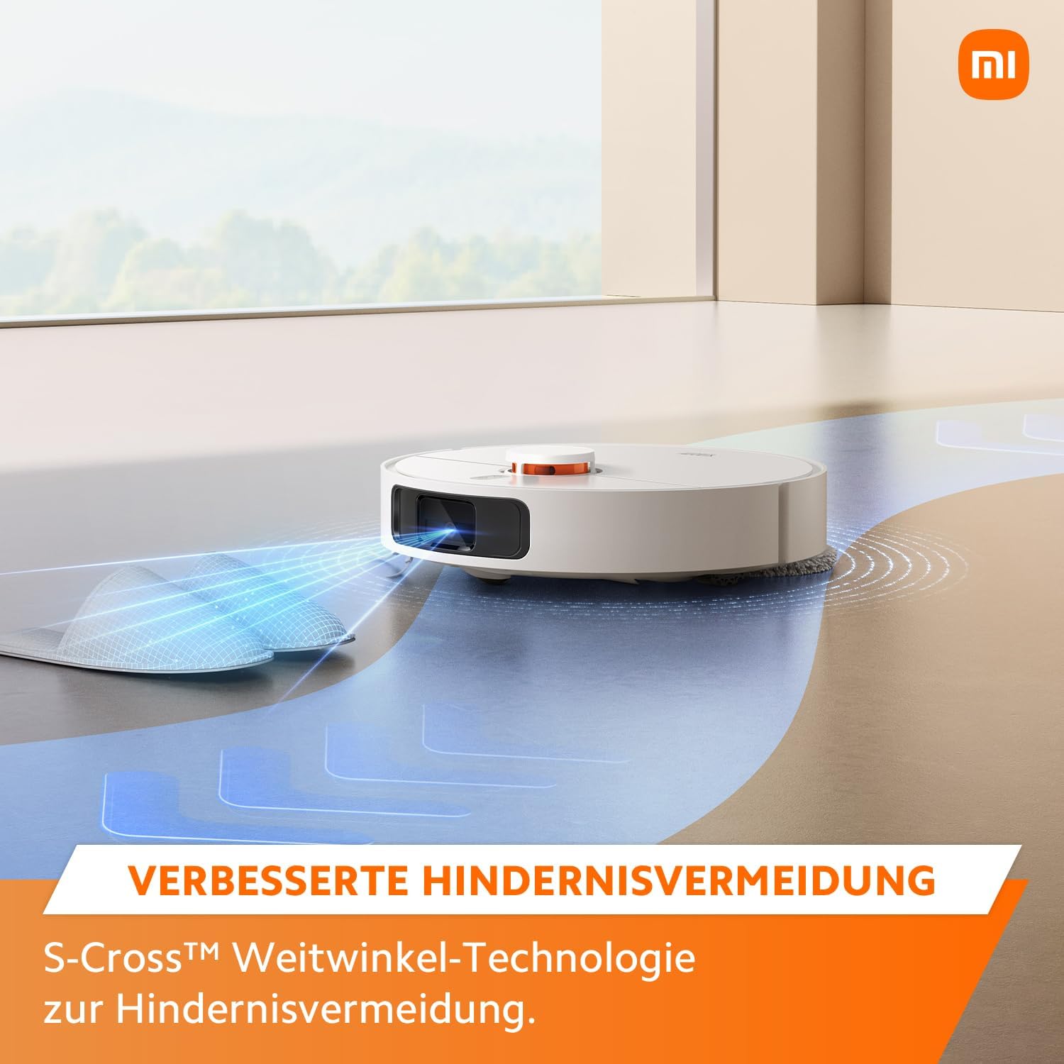 Xiaomi Robot Vacuum X20+ Aspirateur Robot, Station Tout-en-Un (Puissance d'aspiration de 6000 Pa ; 140 Min autonomie ; autonettoyage, vidage, séchage et Remplissage d'eau ; Application/contrôle)