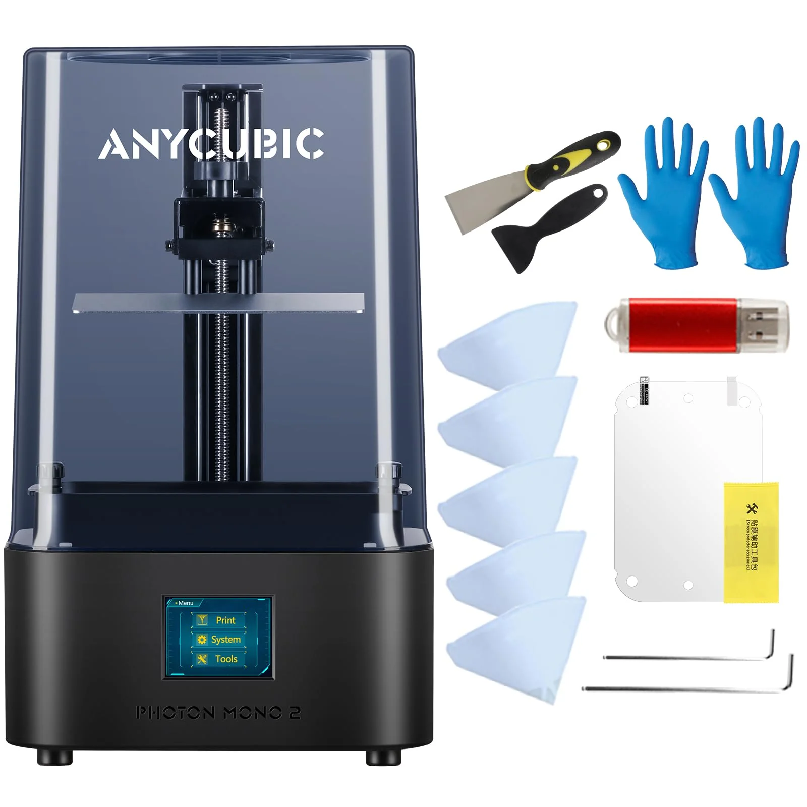 ANYCUBIC 4K+ Resin 3D Printer with 6.6'' HD Mono Screen