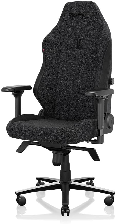 Secretlab Chaise Gaming Titan Evo Cookies & Cream - Ergonomique, Confortable et Inclinable avec Accoudoirs 4D, Appui-Tête Magnétique et Support Lombaire Intégré à 4 Directions - Gris - Tissu