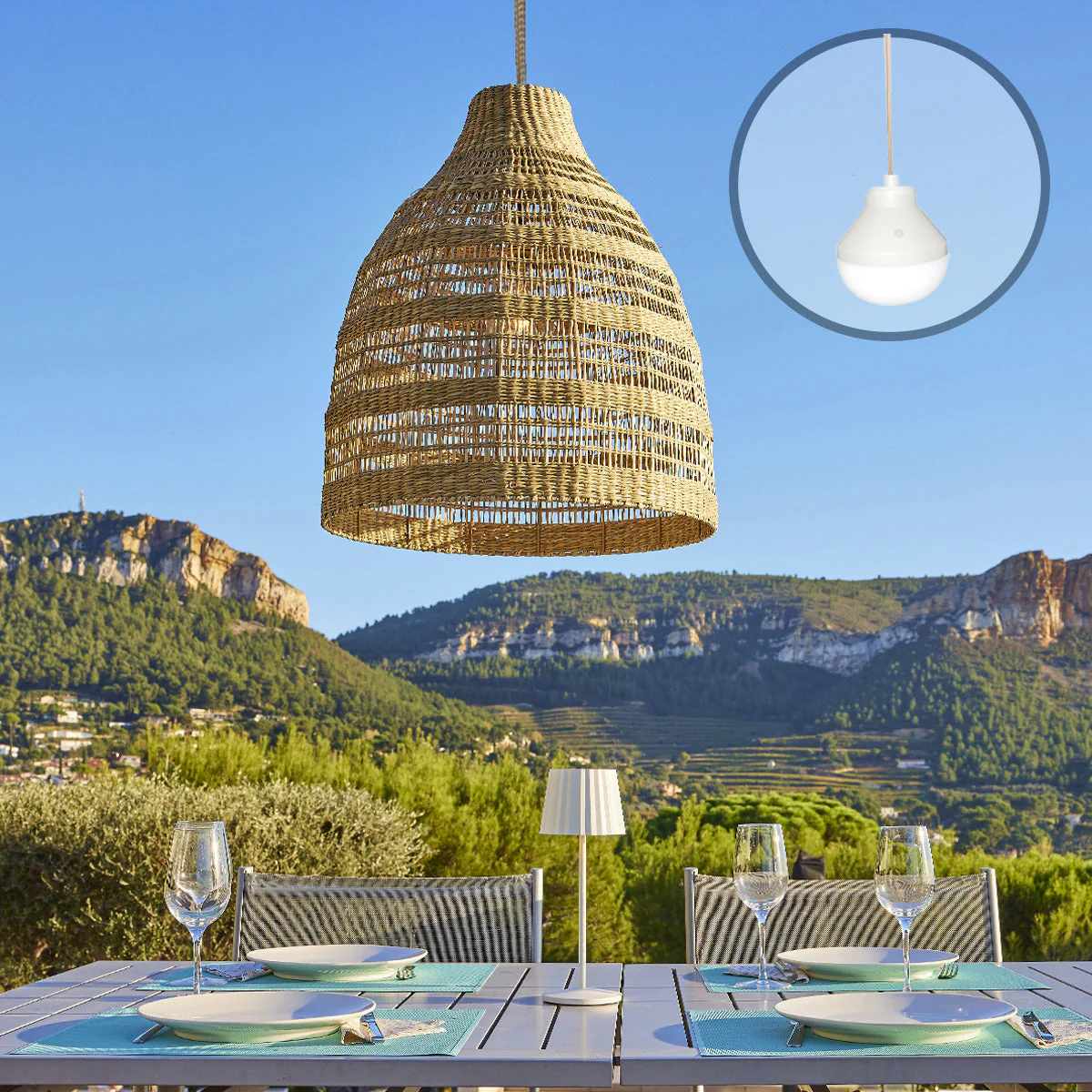 Suspension nomade freya long nomad D49 cm Lumisky