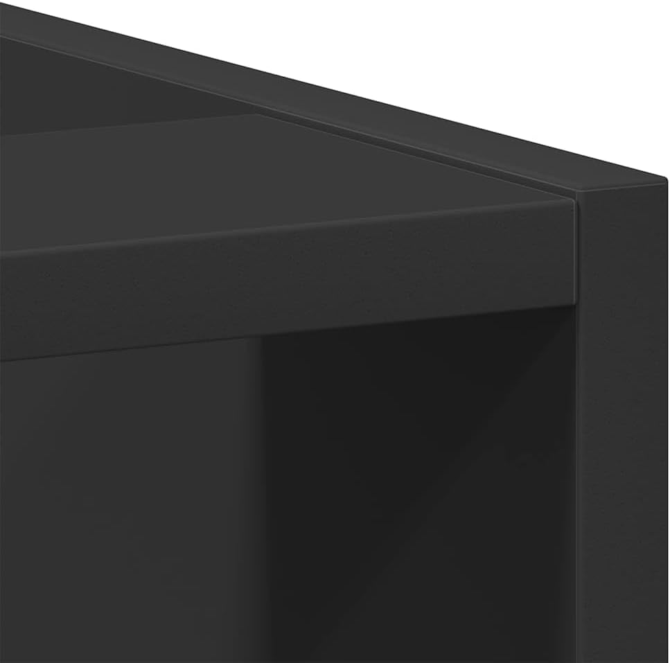 vidaXL Armoire à Micro-Ondes Placard Armoire de Rangement Meubles de Cuisine avec 4 Etagères Intérieur Maison Gris Béton 60x57x207 cm Aggloméré