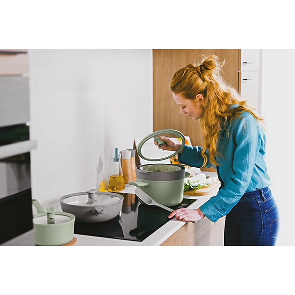 Lot faitout 24 cm et insert cuiseur vapeur Balance Berghoff