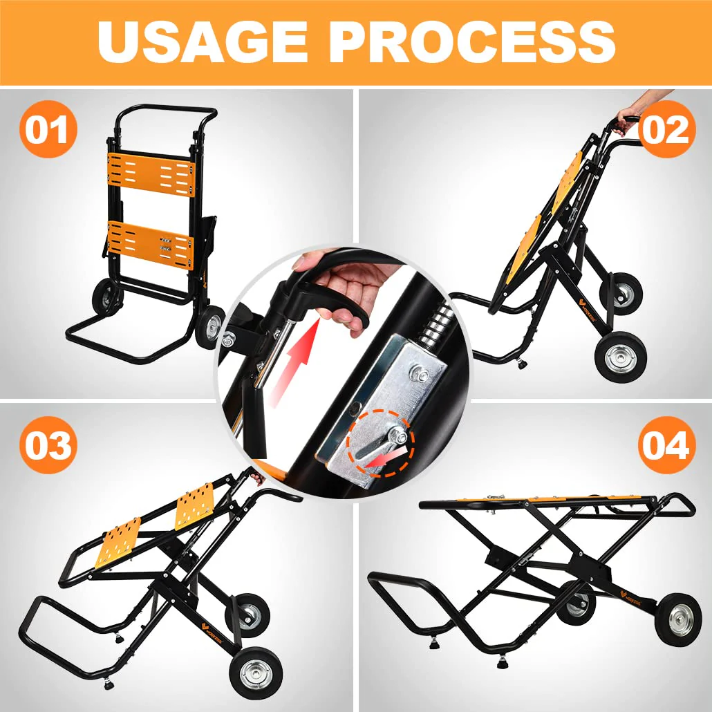 WORKESS Portable Table Saw Stand, 330 Lbs Load Capacity