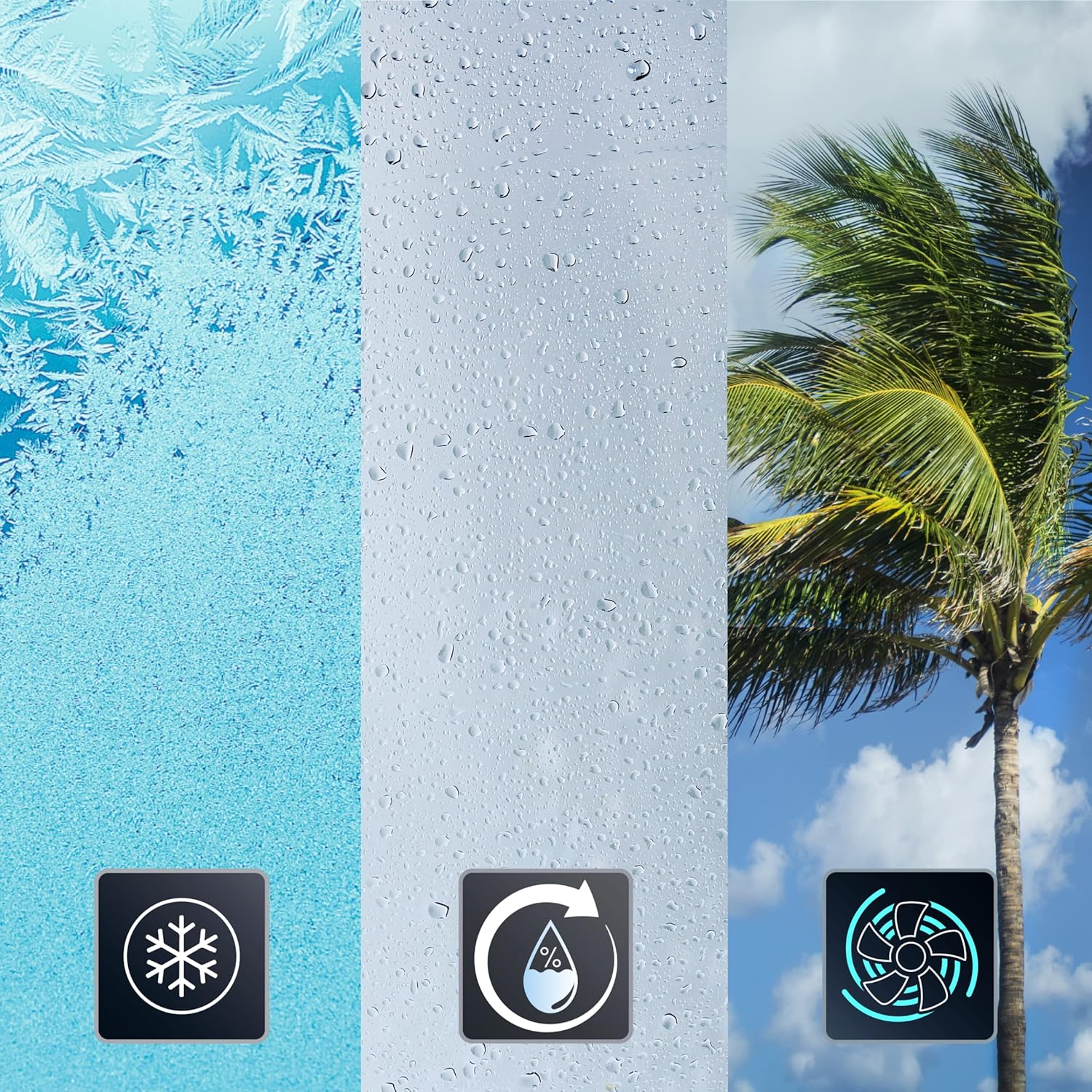 Rowenta Climatiseur portable, 3000 W, Performance énergétique classe A, Refroidissement puissant, Silencieurx, Compact, Couverture jusqu'à 100 m3, Fonction éco, Turbo Eco Sense AU5610F0