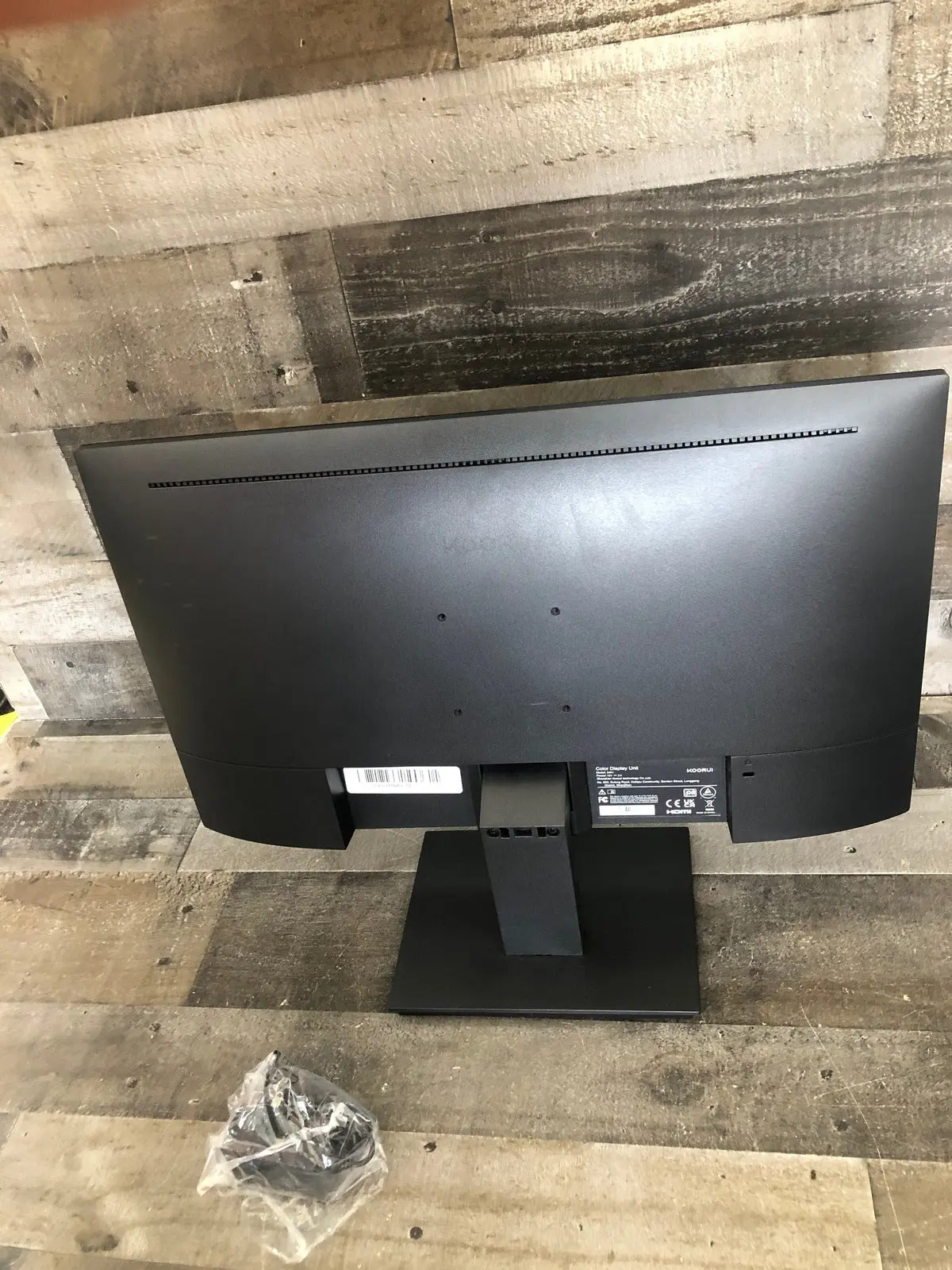 KOORUI 24 Inch Computer Monitor, FHD(1920 x 1080p) PC Monitors, 75Hz IPS Display, HDMI, VGA, 99% SRGB, 75 x 75 mm VESA Mountable, Frameless, Flicker-Free,