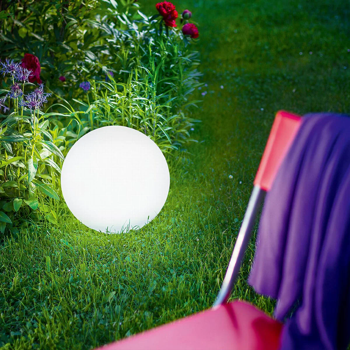 2 Boules lumineuses solaires solsty c30 ∅30cm Lumisky