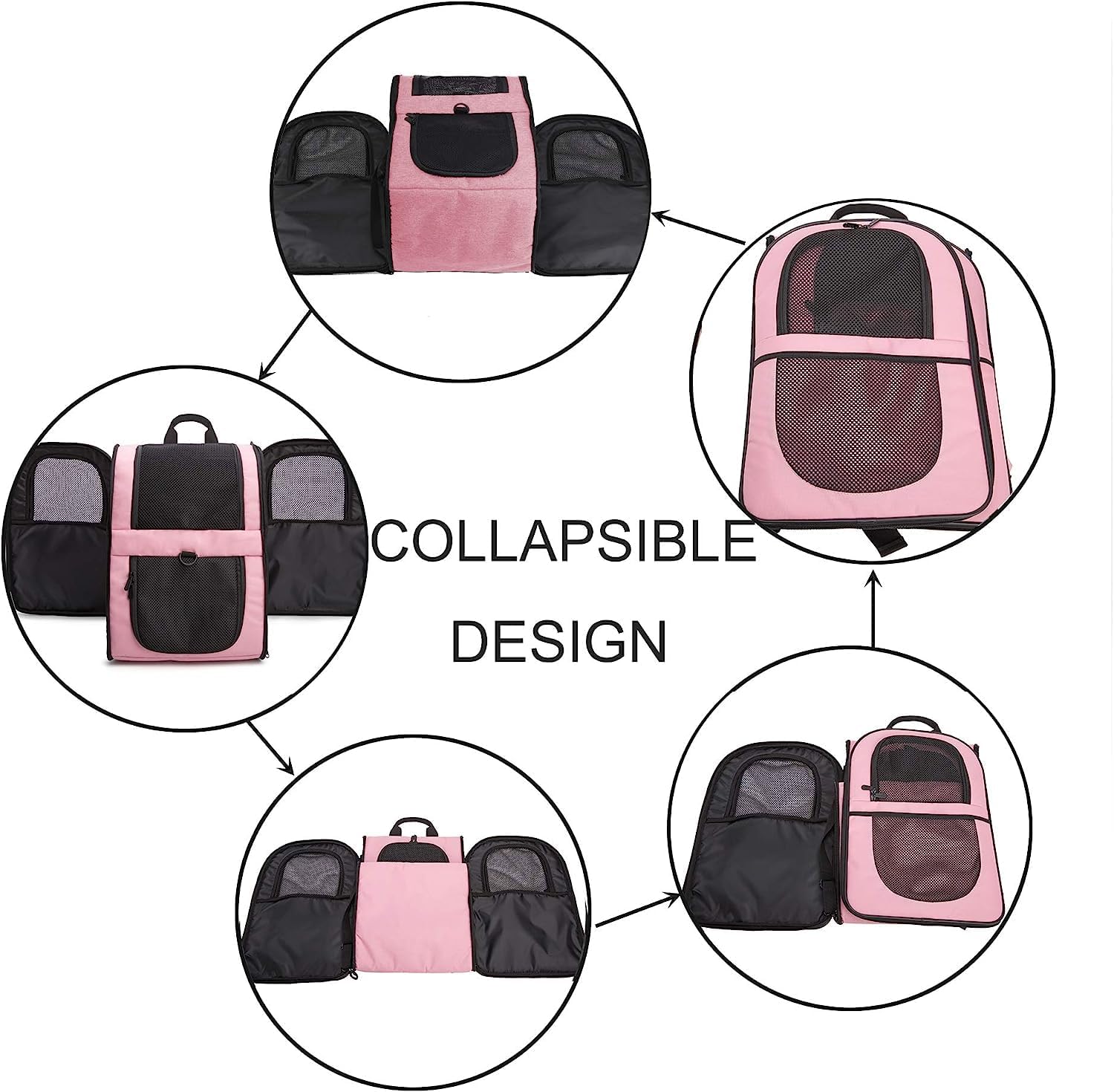 apollo walker Sac à dos pour animaux de compagnie, sac de transport pour chiens et chats de 2 à 12 kg, souple, vert armée